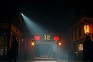 《雾港来信》封面，雨夜码头与一封泛黄信件